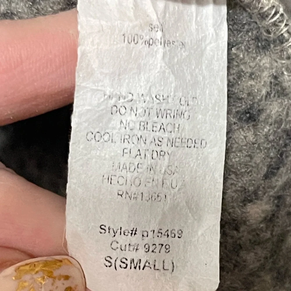 PS KATE Thick Zip-Up Hoodie Size Small - Picture 5 of 6